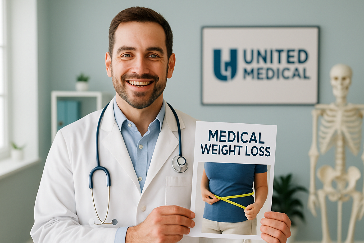 Clinician and patient reviewing a nutrition plan