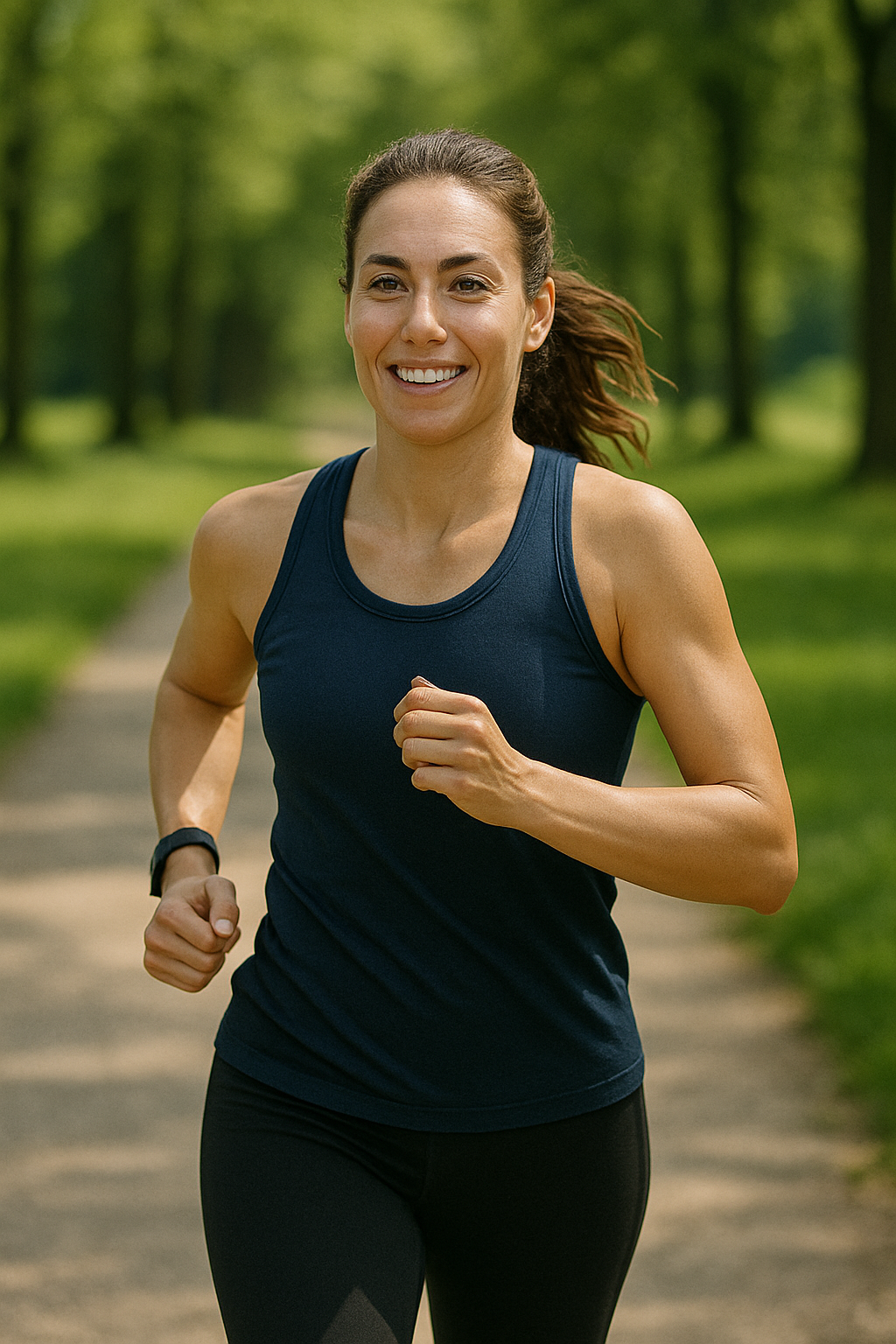 Medical professional reviewing labs in a clinical setting